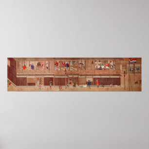 Póster Una escena nacional, voluta