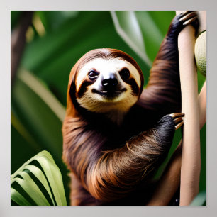 Póster Una eslogan sonriente y aguda