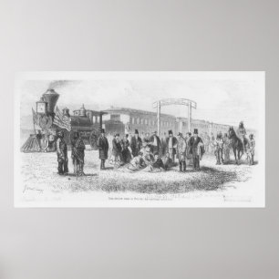 Póster Una estación en la pradera: El 100o meridiano