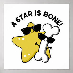 Póster Una estrella es graciosa tontería de título de pel
