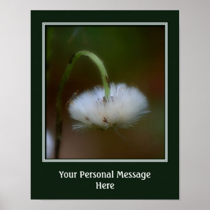 Póster Una Flor Esponjosa Cree Su Propia Personalizada