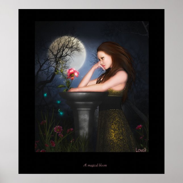 Póster Una flor mágica (Frente)