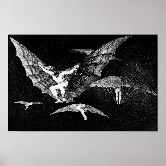 Póster Una forma de volar, Francisco Goya (Frente)
