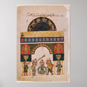 Póster Una gráfica astrológica india