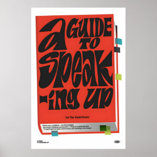 Póster Una guía para hablar japonés Abstracto Bauhaus