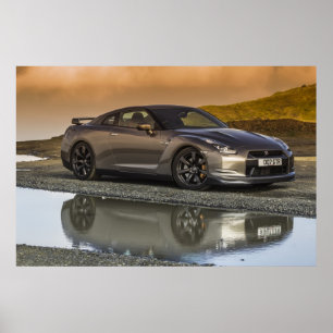 Póster Una hermosa imagen de un hermoso pedazo de motor e