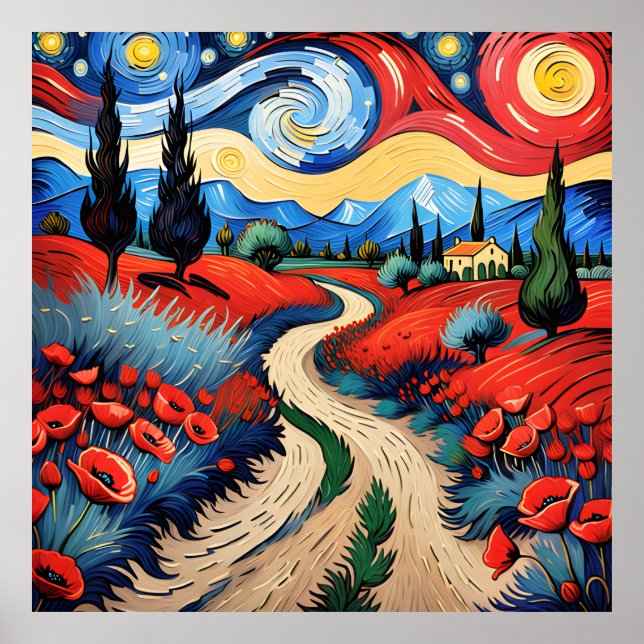 Póster Una hermosa pradera (Frente)