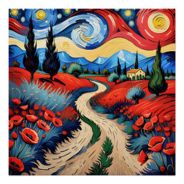 Póster Una hermosa pradera