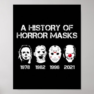 Póster Una historia de horror mácula disfraz divertida de