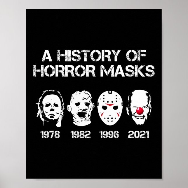Póster Una historia de horror mácula disfraz divertida de (Frente)