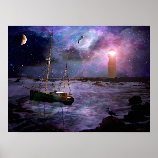 Póster Una historia de pescadores (Frente)