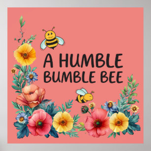 Póster Una Humilde Abeja Bumble