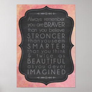 Póster Una inspiración más elegante y hermosa más fuerte