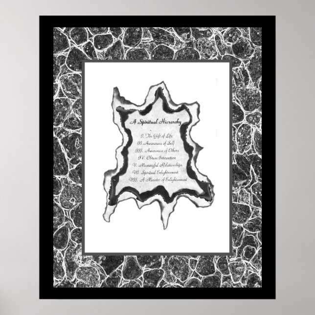 Póster Una jerarquía espiritual (Frente)