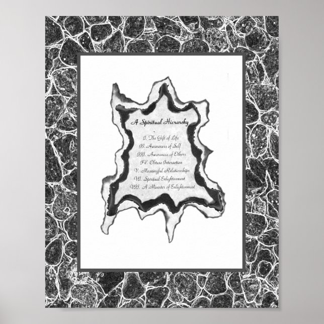 Póster Una jerarquía espiritual (Frente)