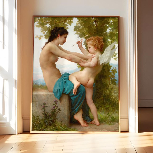 Póster Una joven de William Bouguereau famosa pintura (Subido por el creador)