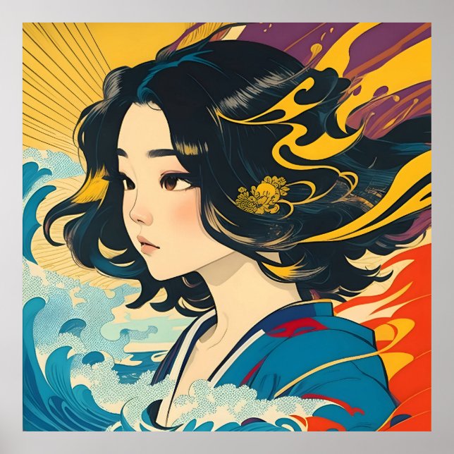 Póster Una joven vietnamita (Frente)
