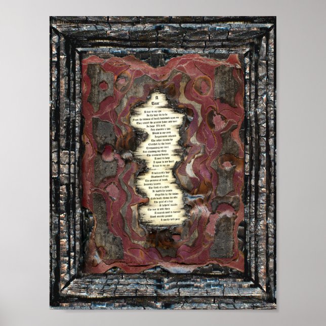 Póster Una lágrima (Frente)