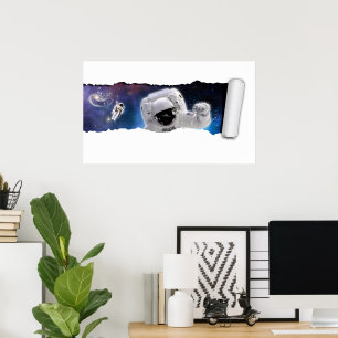 Póster Una lágrima en el espacio - Encuentro de alienígen