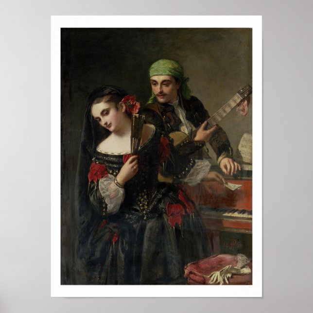 Póster Una lección de música, Sevilla (Frente)