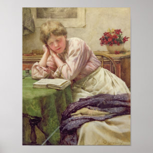 Póster Una lectura tranquila