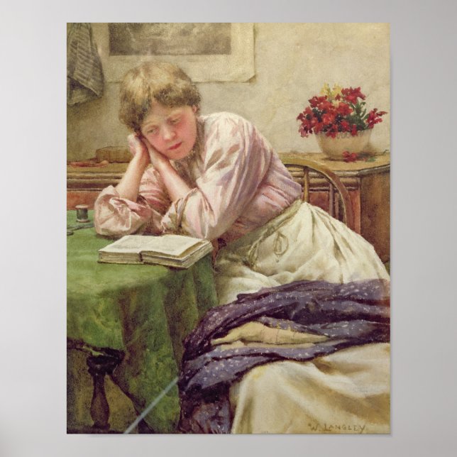 Póster Una lectura tranquila (Frente)