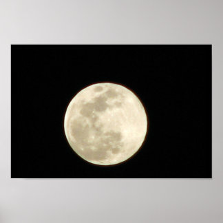 Póster Una luna llena en febrero