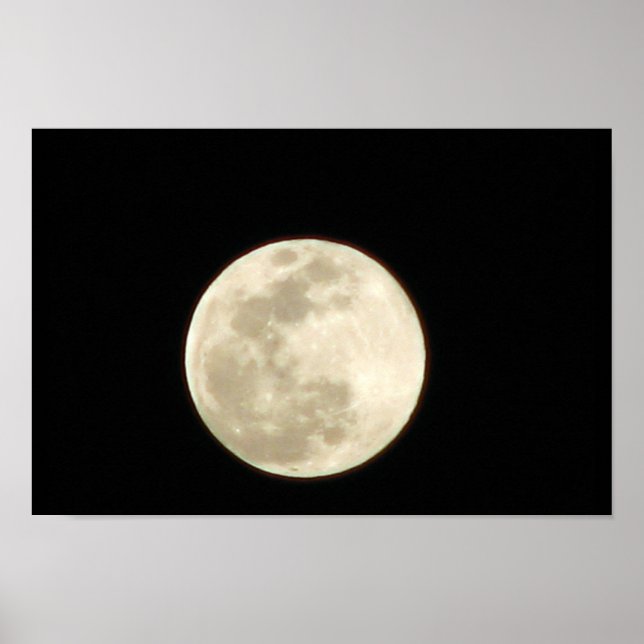 Póster Una luna llena en febrero (Frente)