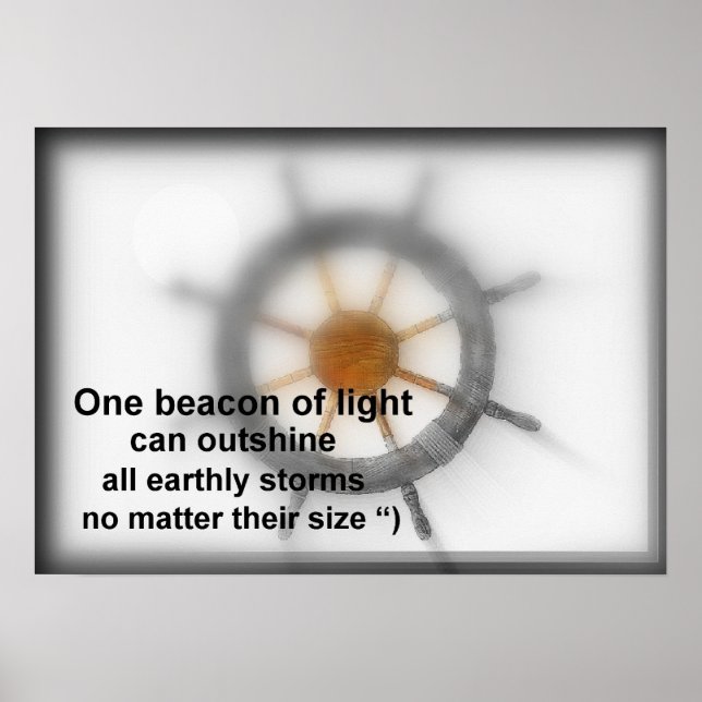 Póster Una luz. (Frente)