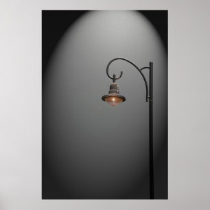Póster Una luz de calle sola