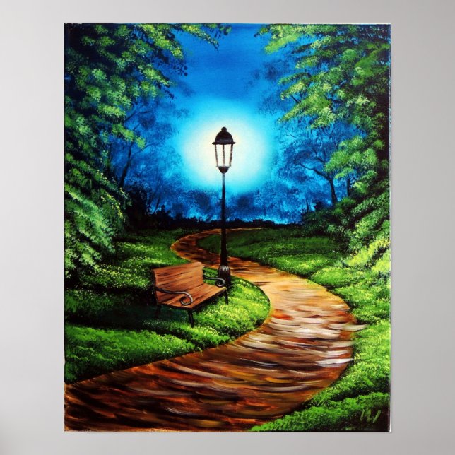 Póster Una luz en mi camino (Frente)
