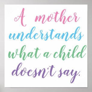 Póster Una madre entiende la cita judía de mamá Poster