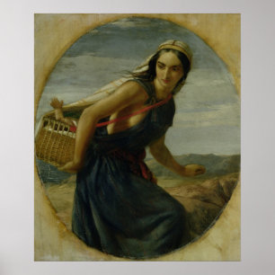 Póster Una madre israelí, 1857/1860