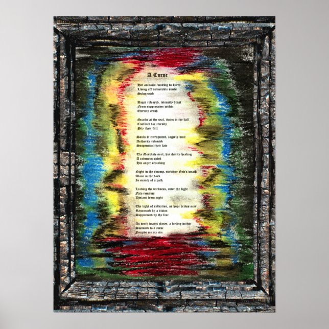 Póster Una maldición (Frente)