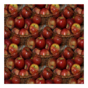 Póster Una manzana al día...