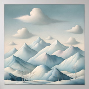 Póster Una maravillosa tierra de invierno