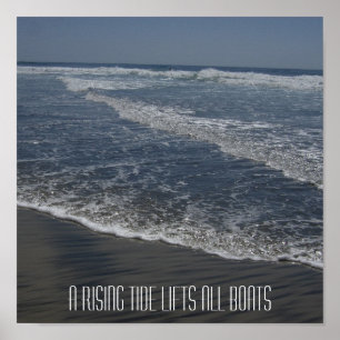 PÓSTER UNA MAREA EN AUMENTO LEVANTA TODOS LOS BARCOS