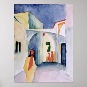 Póster Una mirada a un callejón