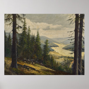 Póster Una mirada al Bosque Negro – Karl Julius Wilhelm