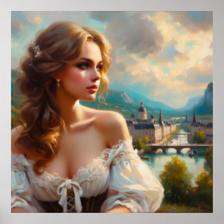 Póster Una mirada suave