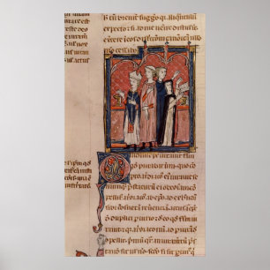 Póster Una monja tomando sus votos y su masa