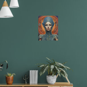 Póster Una mujer extranjera