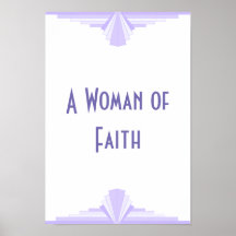 Una mujer Poster de fe