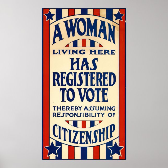 Póster Una mujer que vive aquí Poster (Frente)