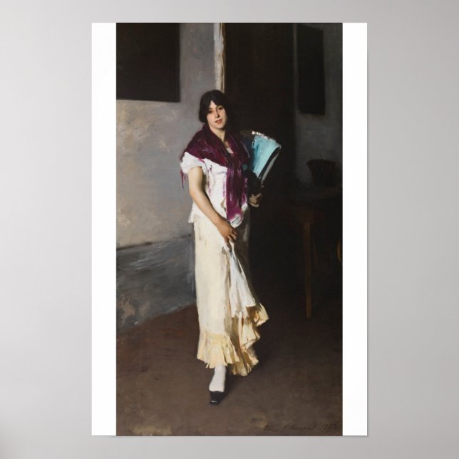 Póster Una mujer veneciana (Frente)