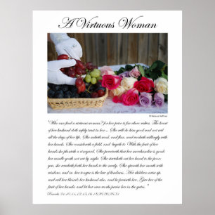 Póster Una mujer virtuosa