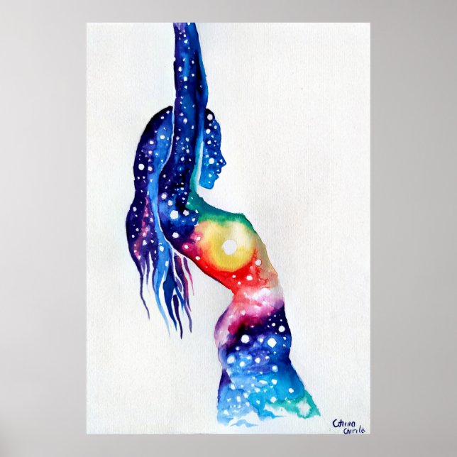 Póster Una mujer y su universo interior (Frente)