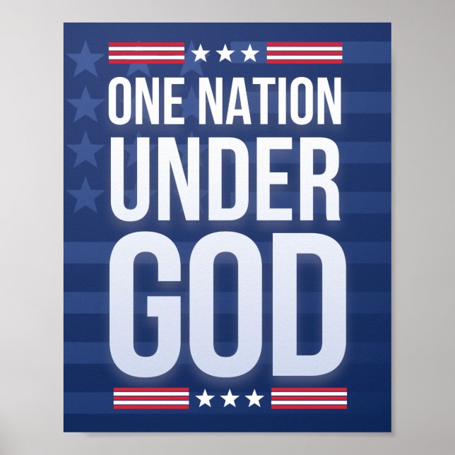 Póster Una nación bajo Dios (Frente)
