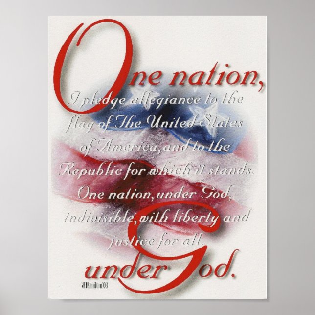 Póster Una nación bajo Dios poster (Frente)