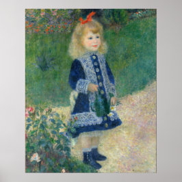 Póster Una niña con una regadera (1876) | Auguste Renoir